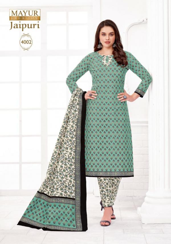 Mayur Jaipuri Vol-4 Cotton Exclusive Designer Kurti Pant And Dupatta